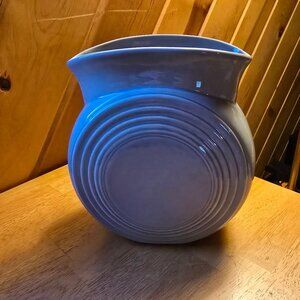 Fiestaware Classic Rim Limited Edition Millenium II Vase in Pearl Gray